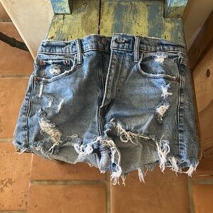 Abercrombie denim shorts, the MoM short high-rise, 26/2